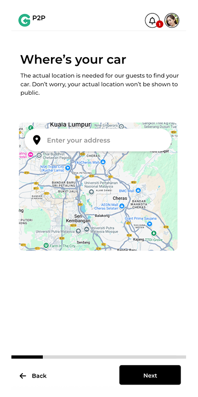 GoCar HostHub app displaying booking management and earnings tracking